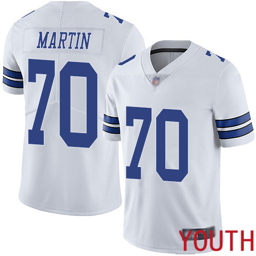 Youth Dallas Cowboys Limited White Zack Martin Road 70 Vapor Untouchable NFL Jersey